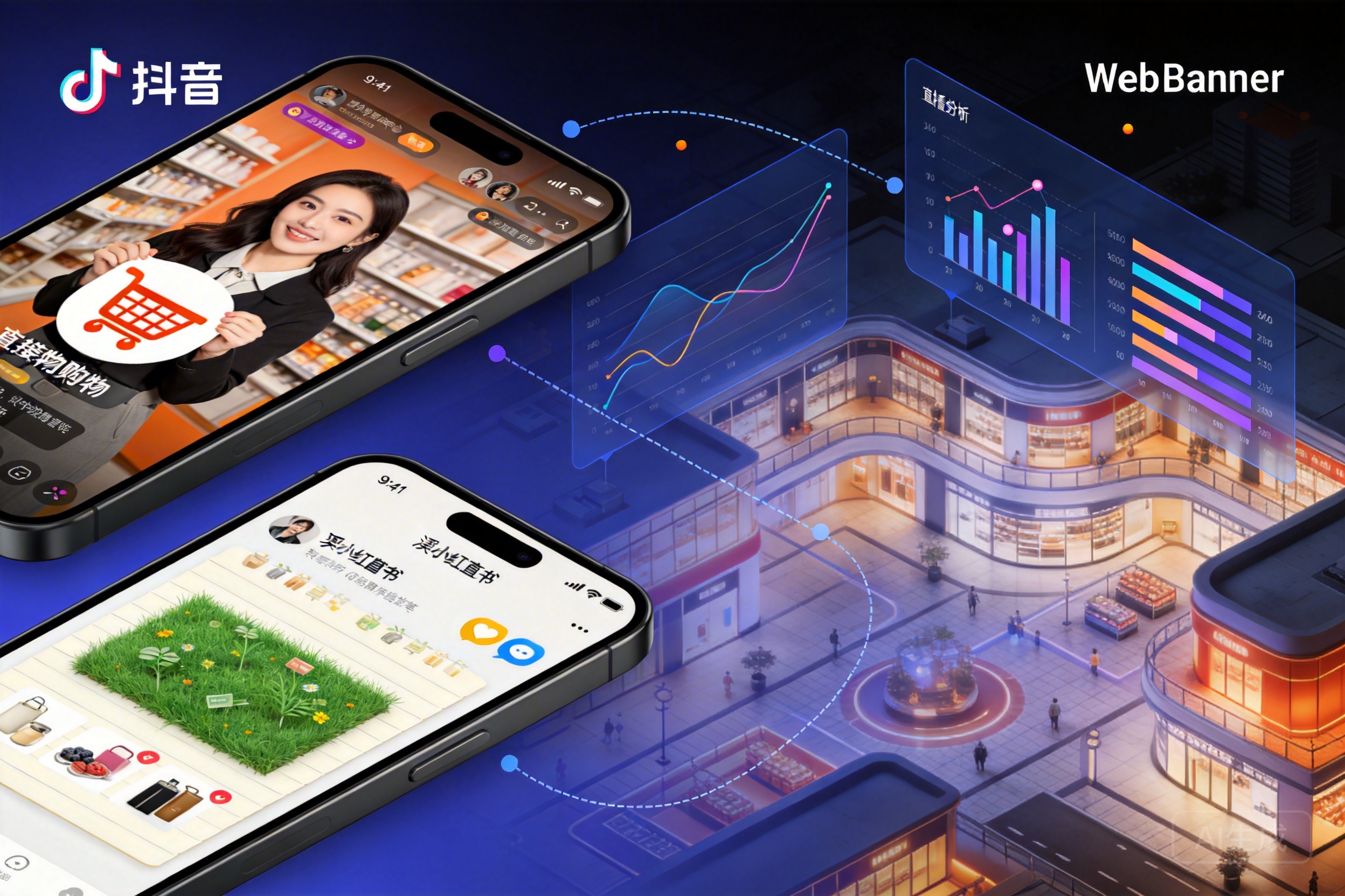 短视频与直播账号:抖音直播逛街、小红书种草笔记导流到私域,购物中心如何用数据驱动做增长