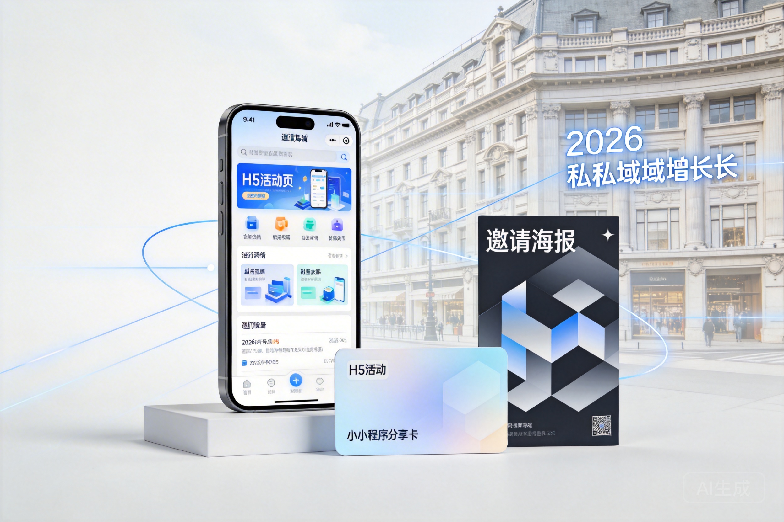 裂变与分享工具:H5 活动页、小程序分享卡片、邀请海报怎么选?老旧商场2026年私域拉新到变现指南