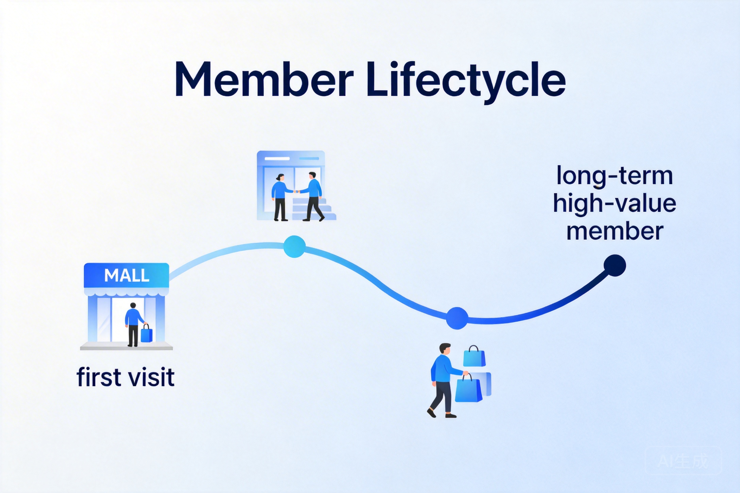 商场会员生命周期运营手册:从首次到访到长期高价值会员的路径