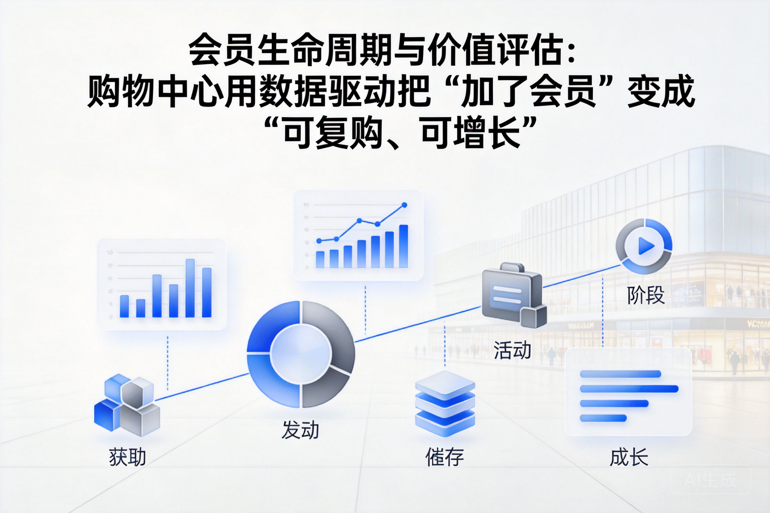 会员生命周期与价值评估:购物中心用数据驱动把“加了会员”变成“可复购、可增长”