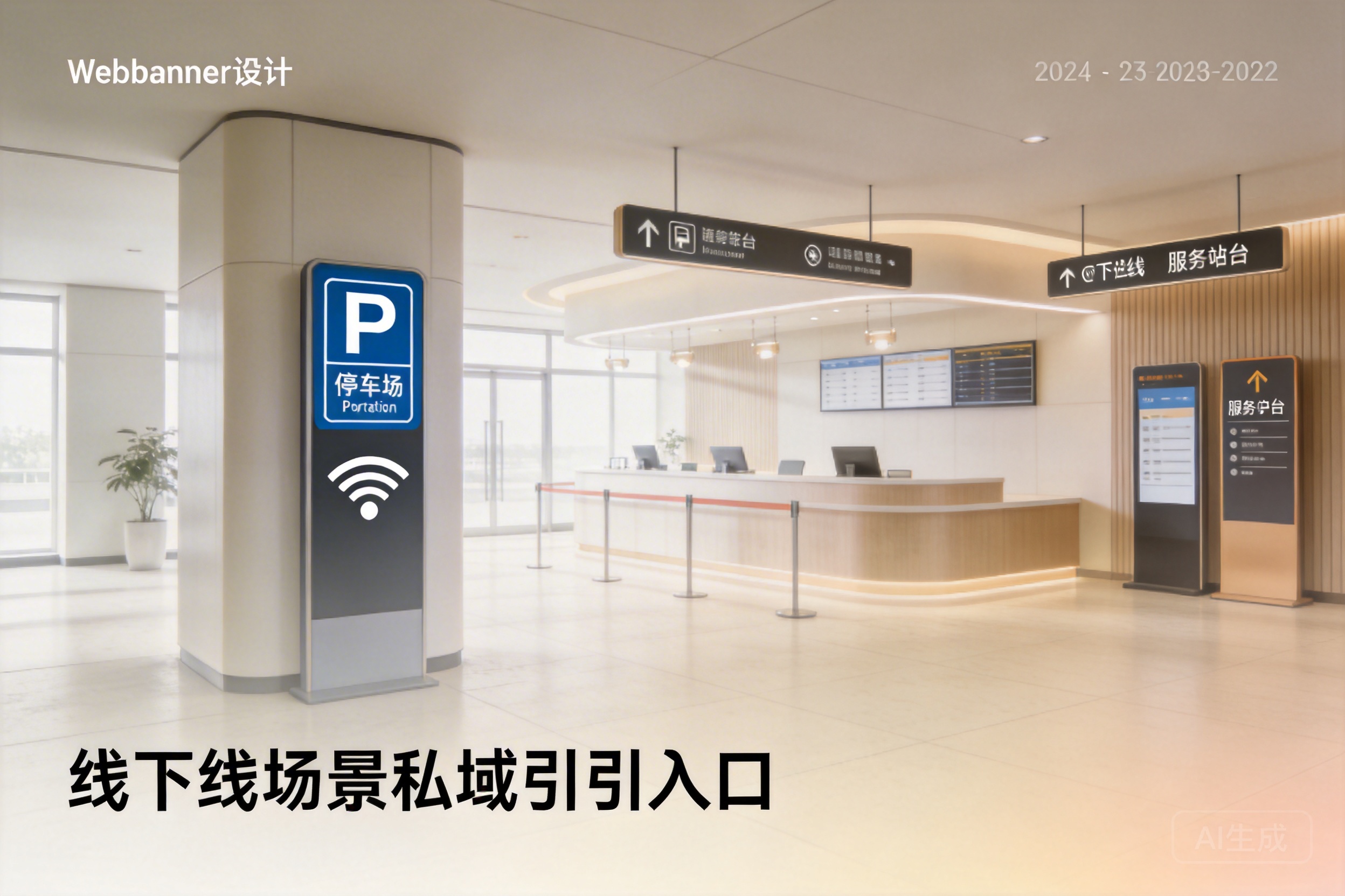 线下场景 × 私域引流的经典玩法合集:停车、WiFi、服务台、导视牌等入口