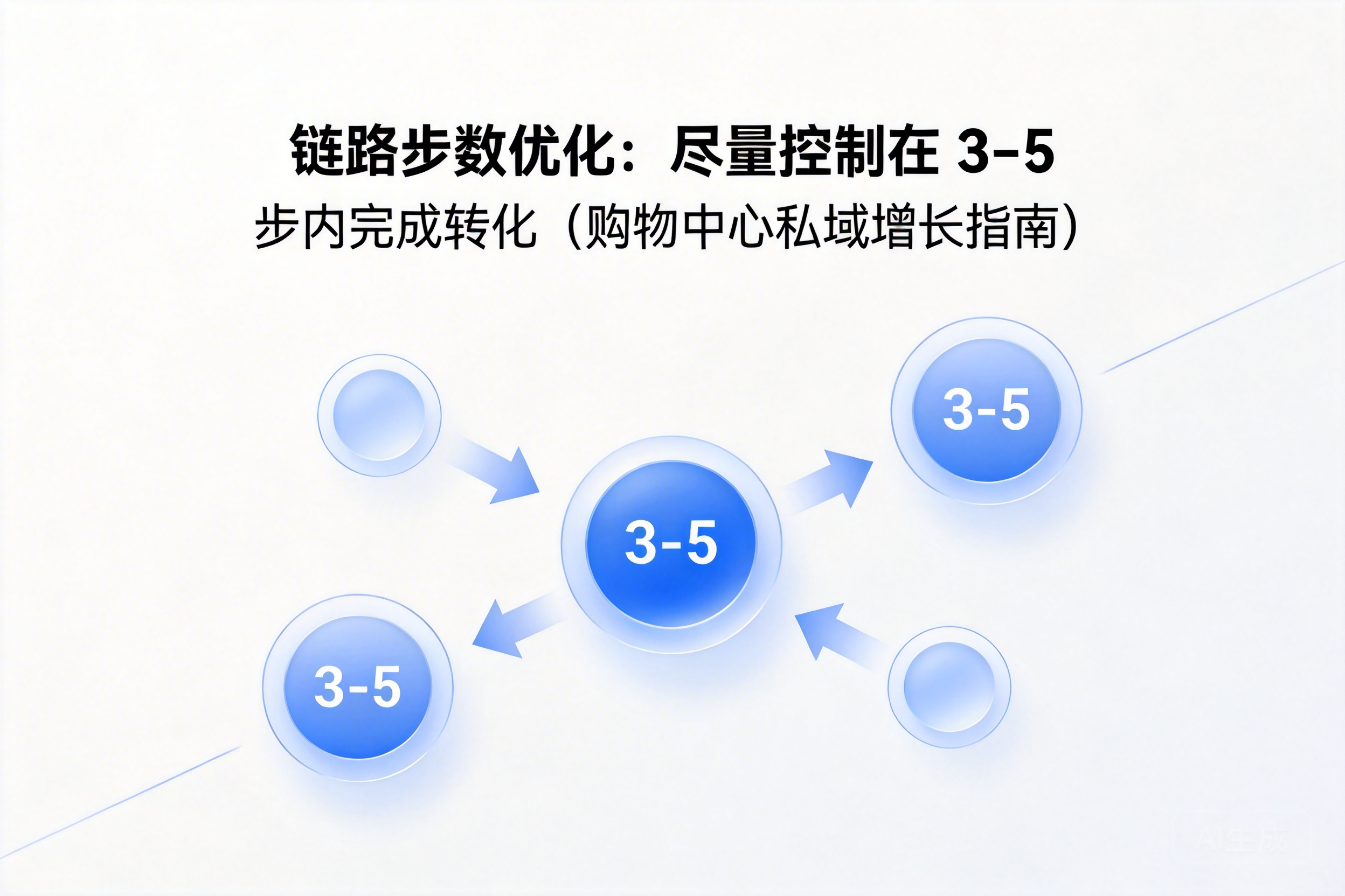 链路步数优化:尽量控制在 3–5 步内完成转化(购物中心私域增长指南)